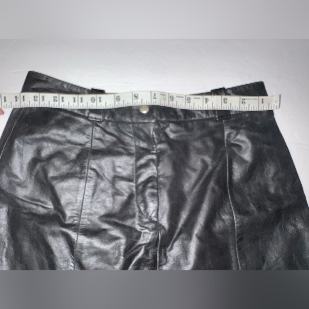 Vintage Y2K Leather Mini Skirt - Picture 9 of 9